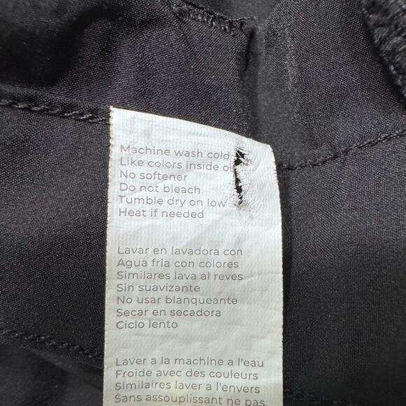 Fabletics Pants Mens 40X30 Black Jogger Pants Straight Leg Zip Pockets Athletic - Picture 16 of 16